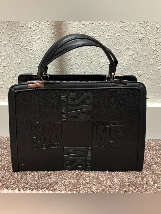 Steve Madden Bmatteo Top-Handle Satchel Handbag - Picture 1 of 10